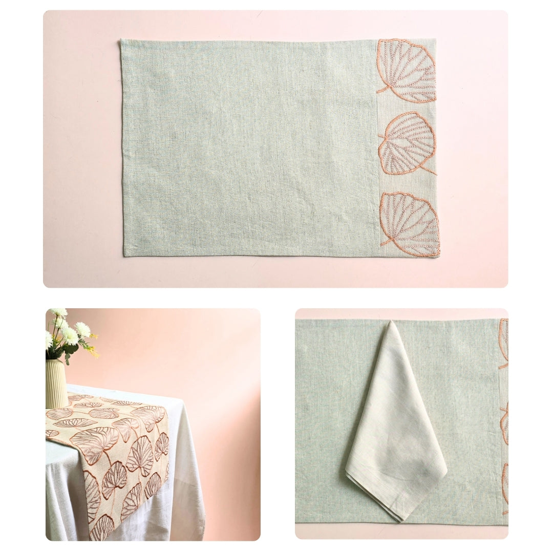 Lotus Leaf Table Linen Set