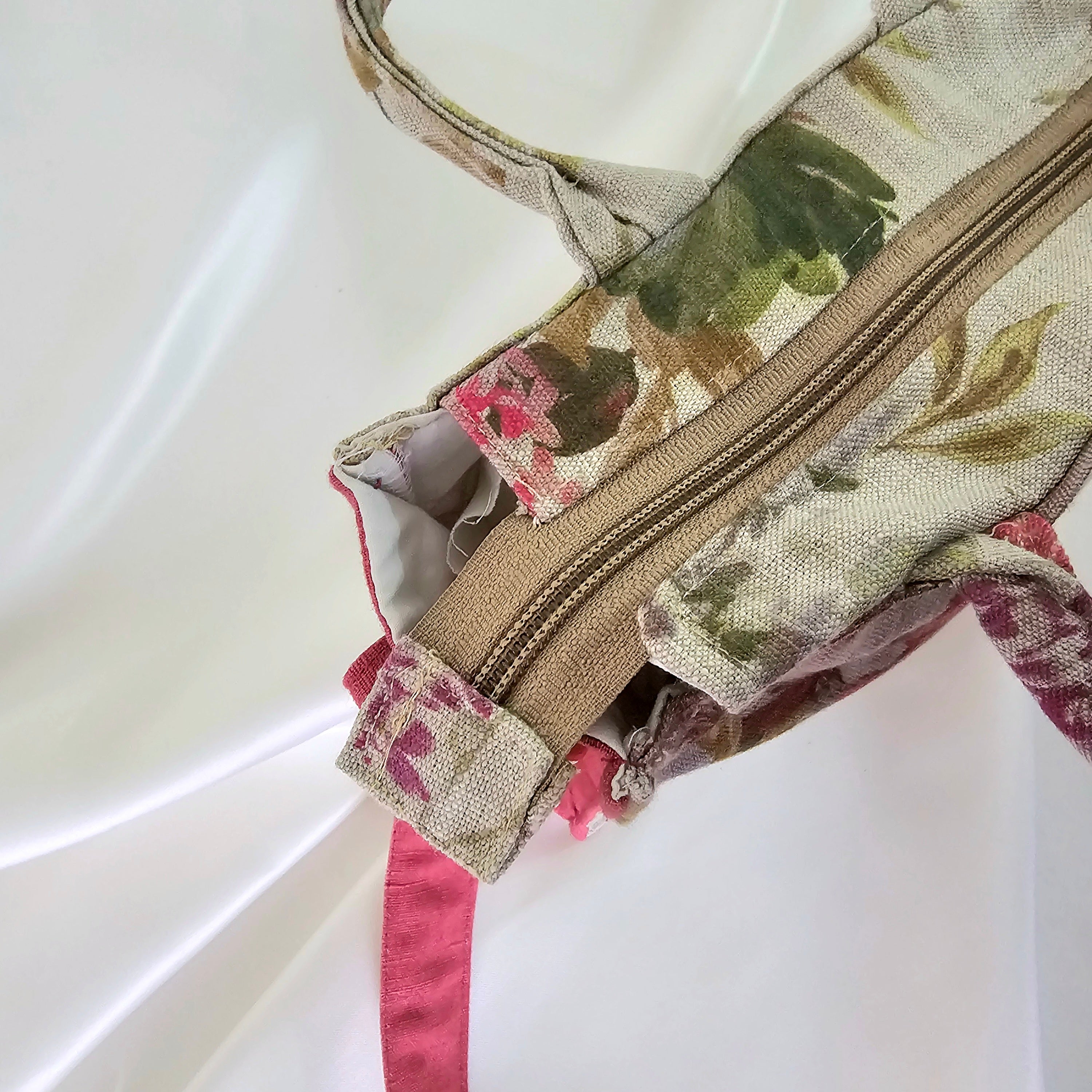 Pink Floral Sling Bag