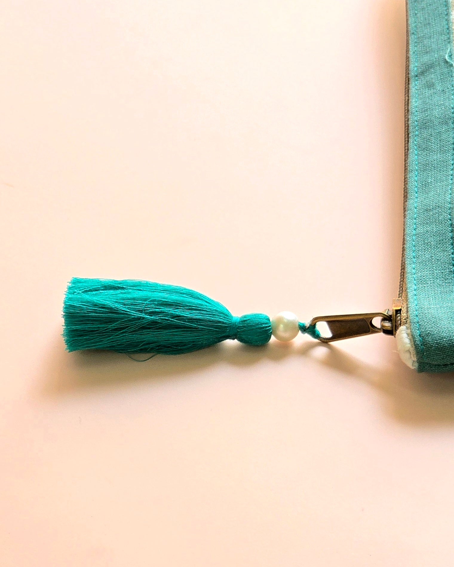 Teal Accessories Pouch