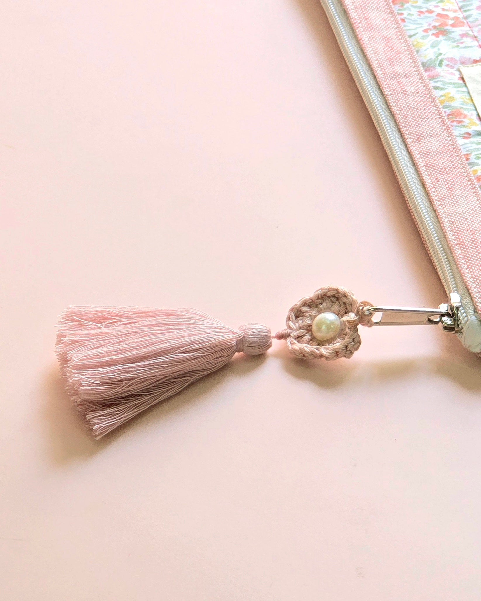 Blush Petal Accessories Pouch