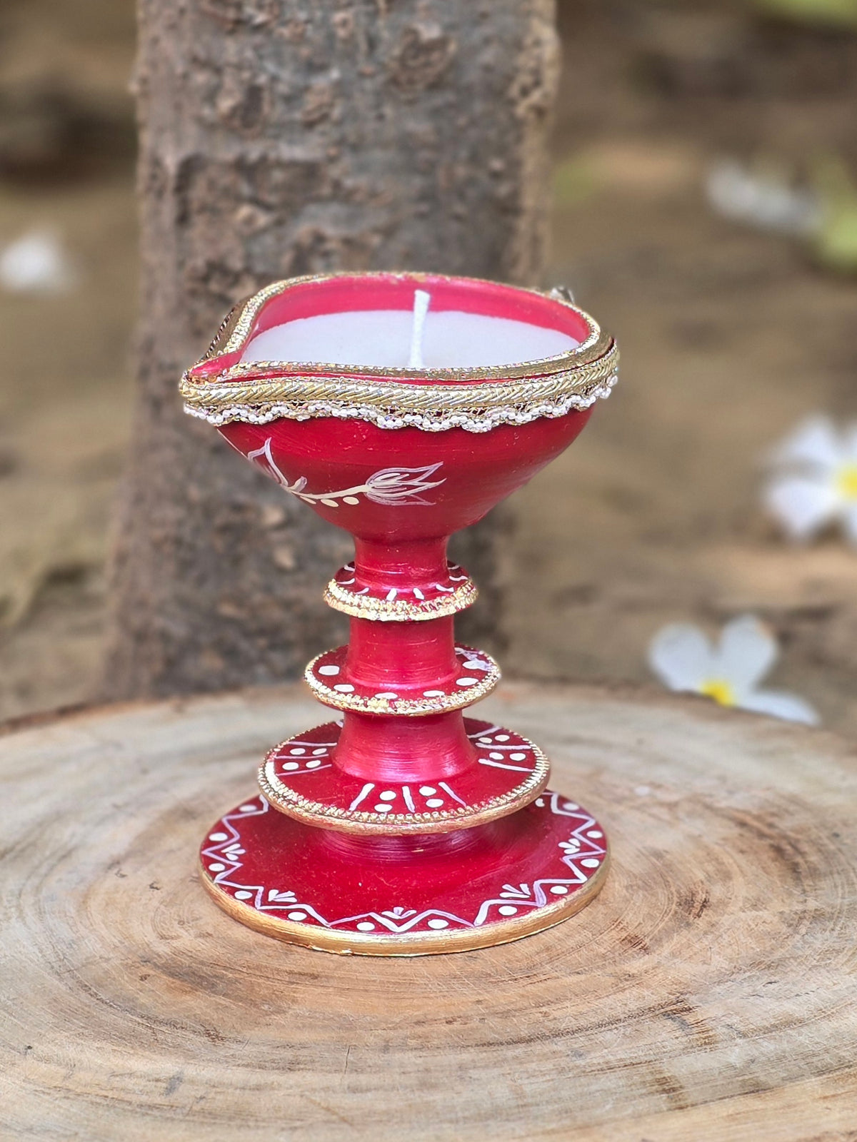 Stand Diya (Kumkum)