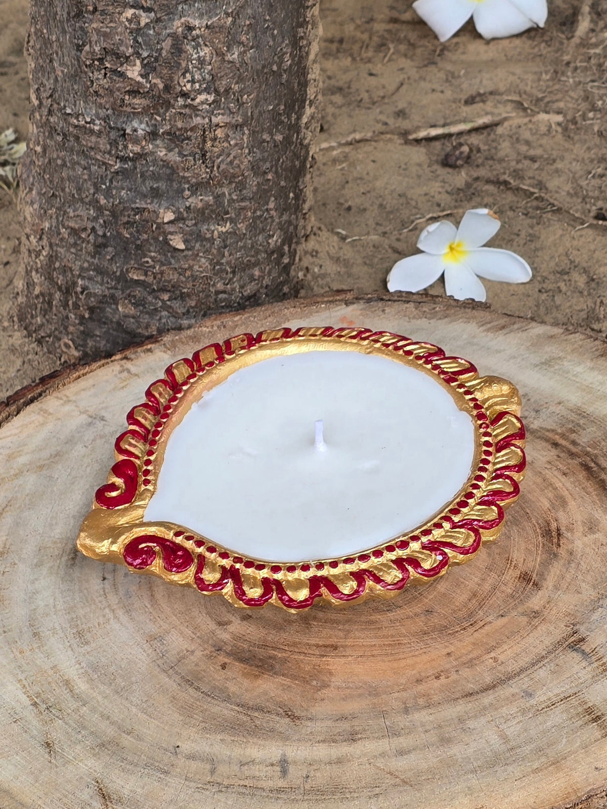 Designer Soy Wax Diya (Noor)