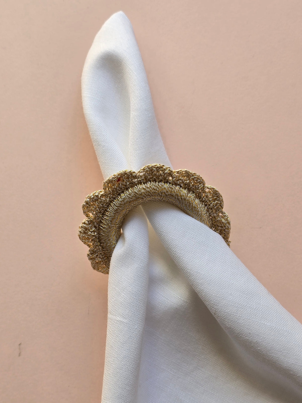 Antique Gold Napkin Ring