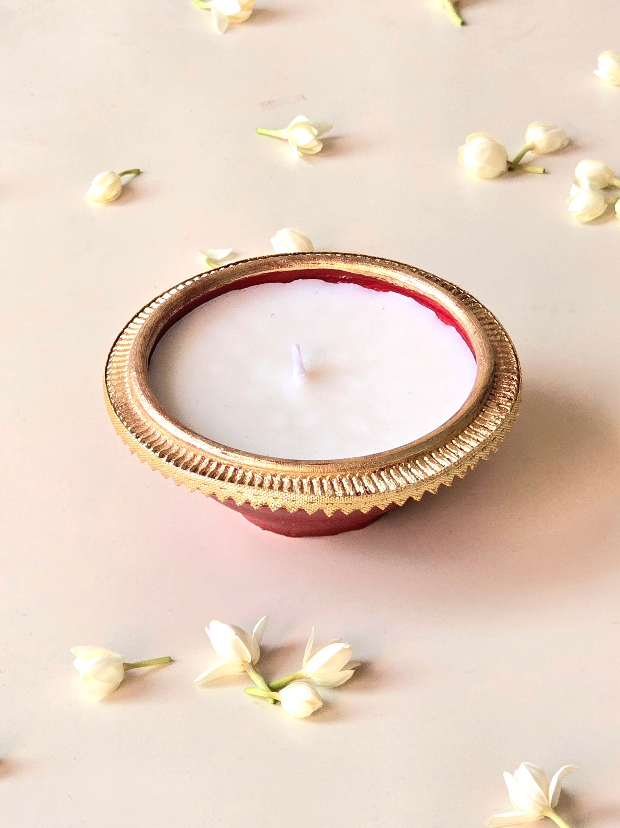 Patan Patola Big Wax Diya