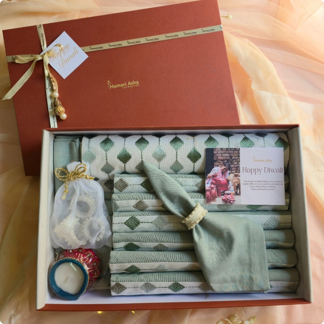 Geometric Grace Table Setting Hamper