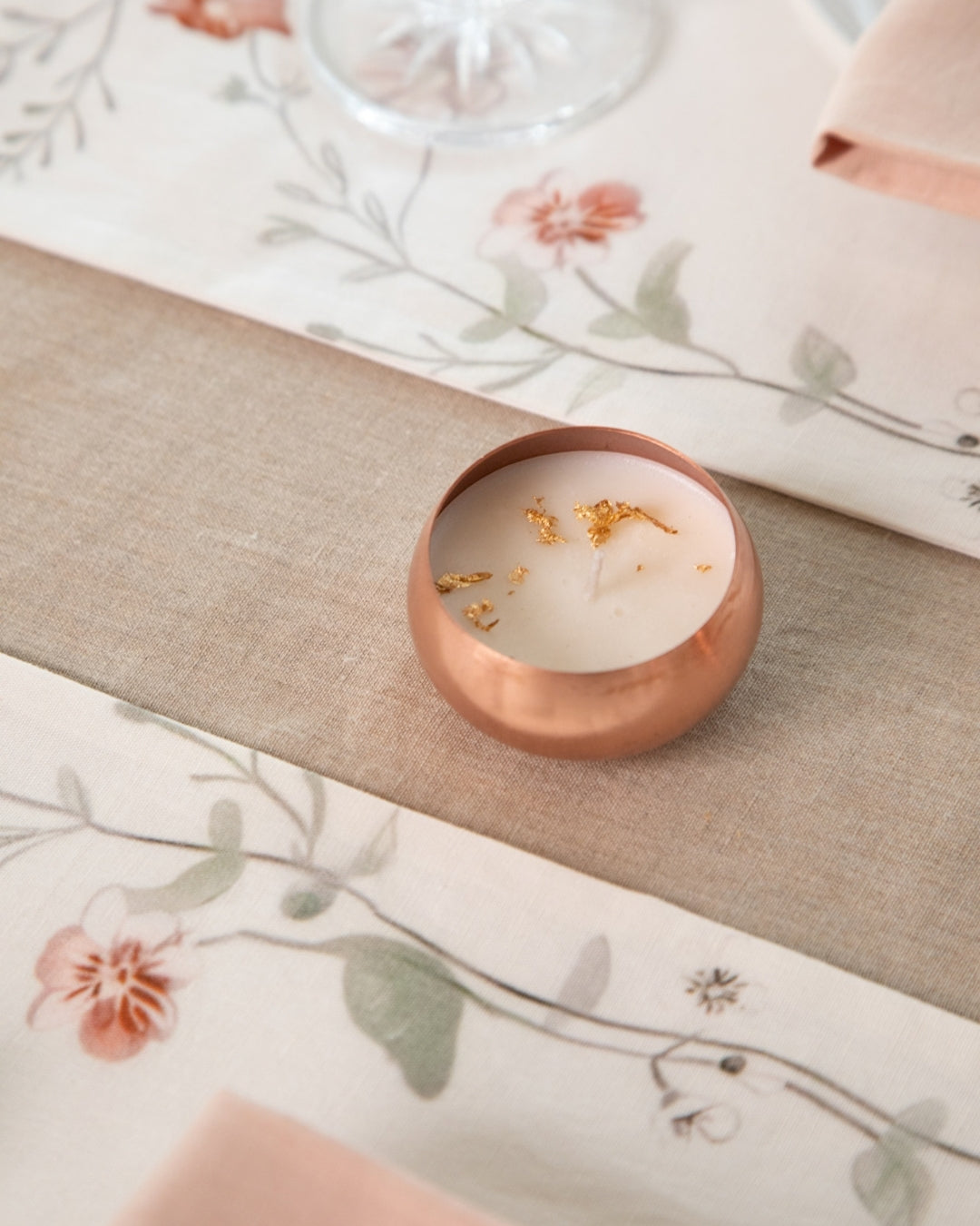 Copper & Brass Urli Candle (Set of 6)