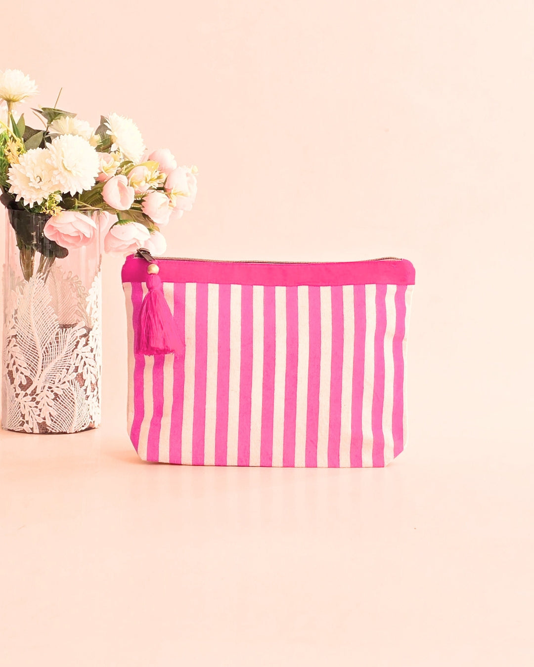 Cupid Stripes Accessories Pouch