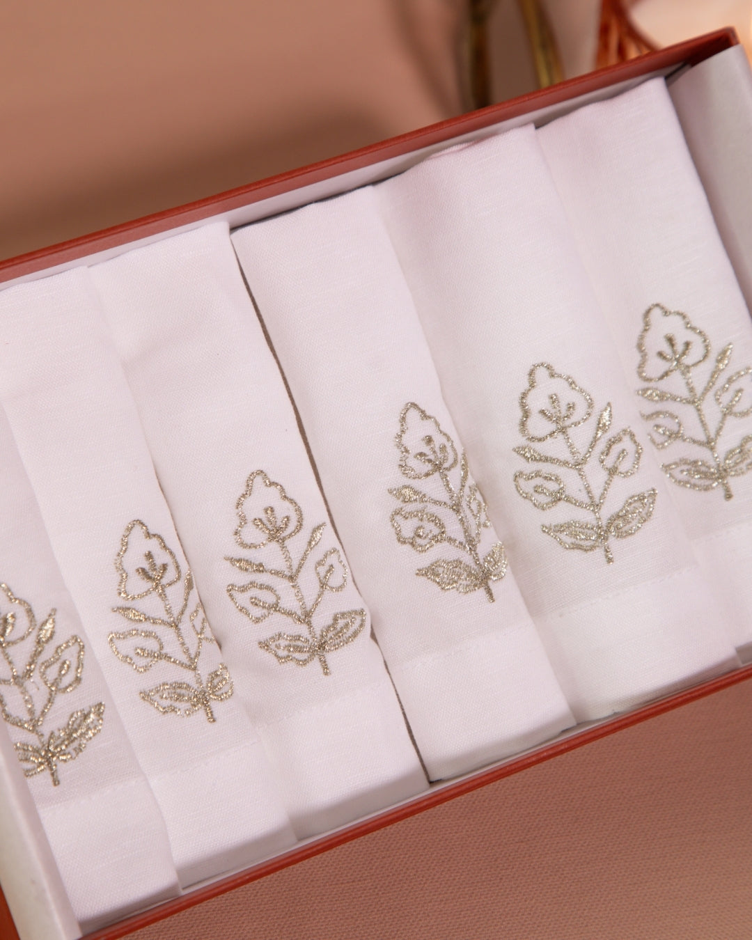 Zari Motif Cocktail Napkin Hamper