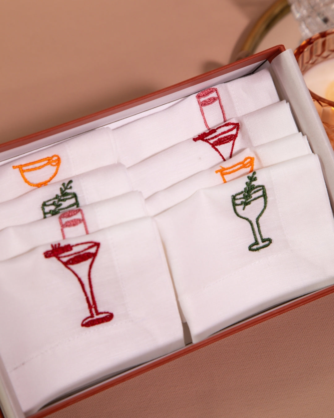 Gratitude Cocktail Napkin Hamper