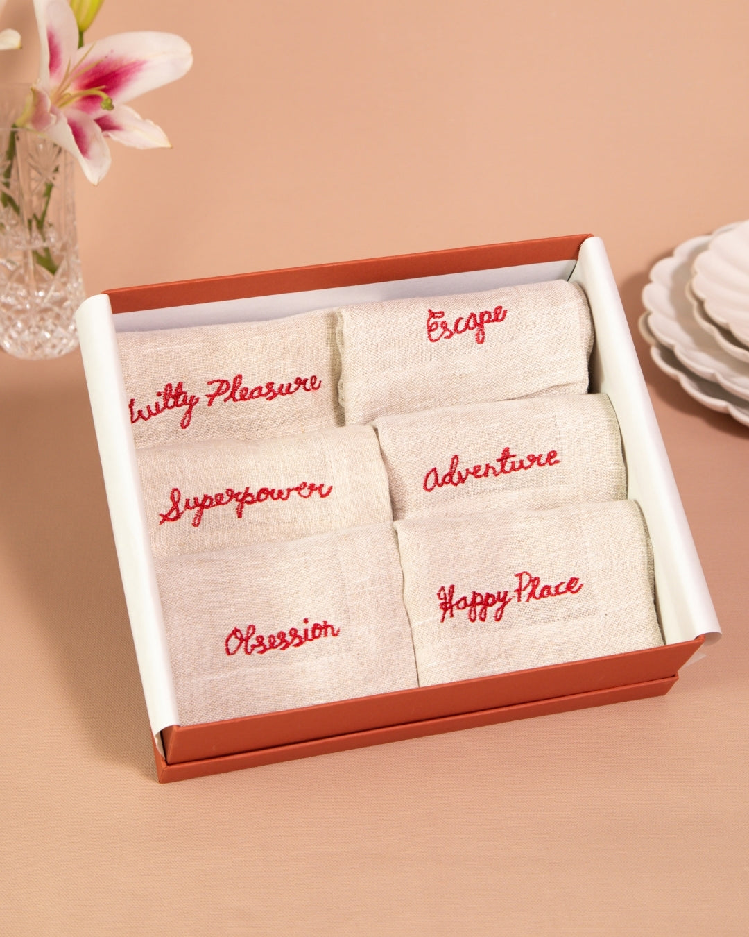 Happy Place Napkin Hamper