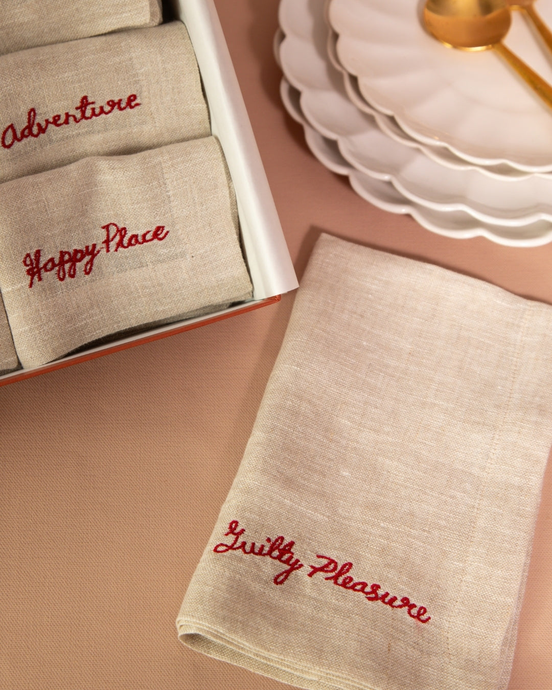 Happy Place Napkin Hamper