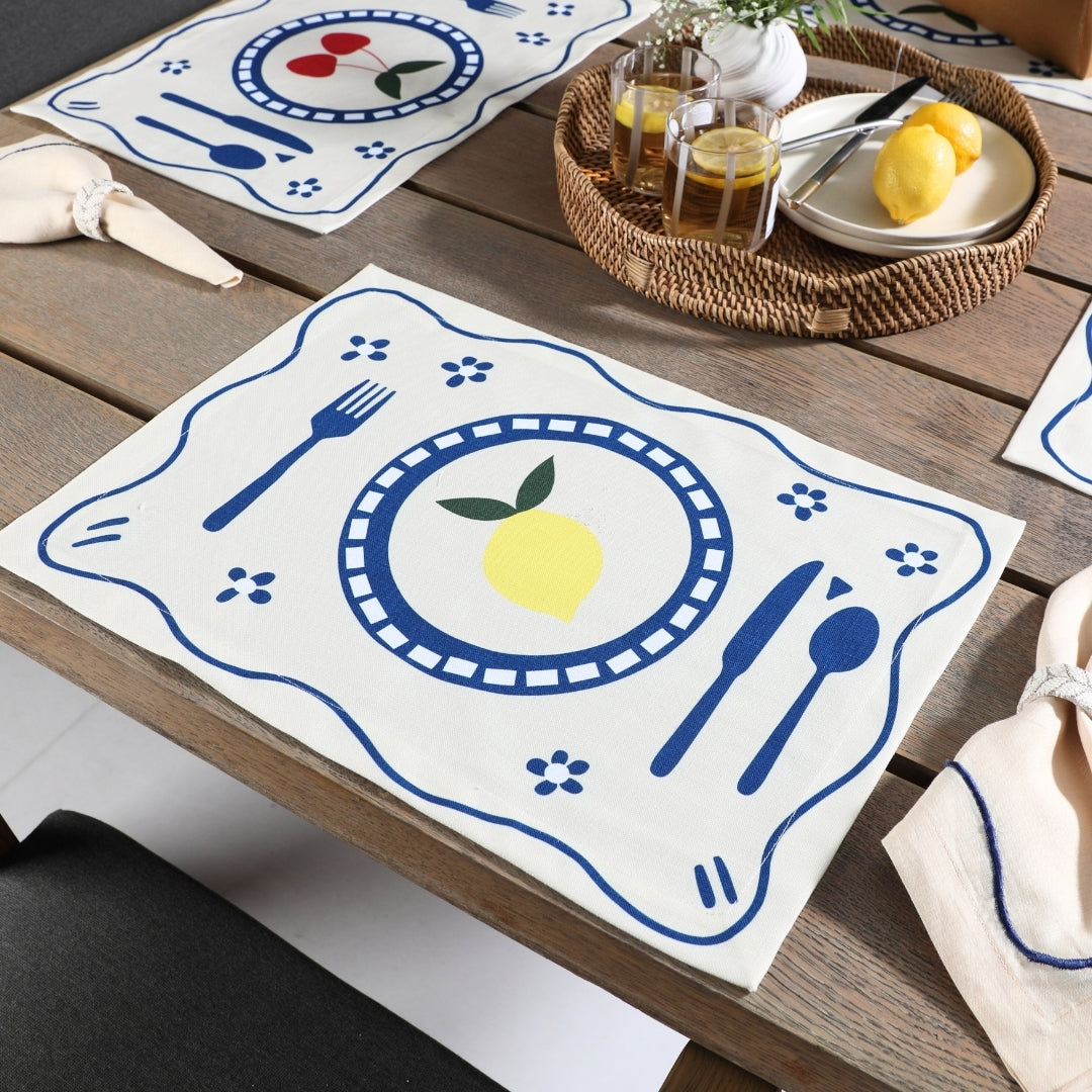 Lemon & Cherry  Table Linen Set