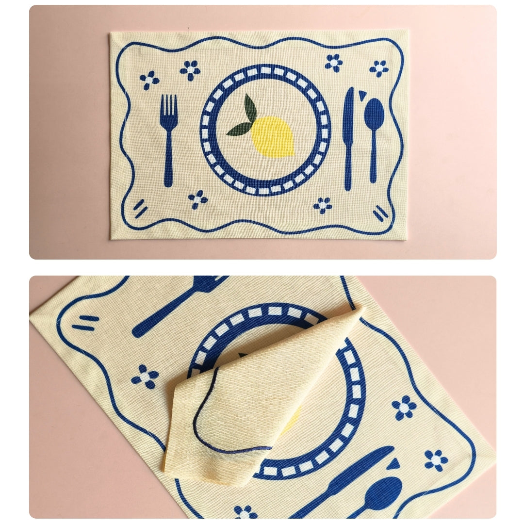 Lemon & Cherry  Table Linen Set