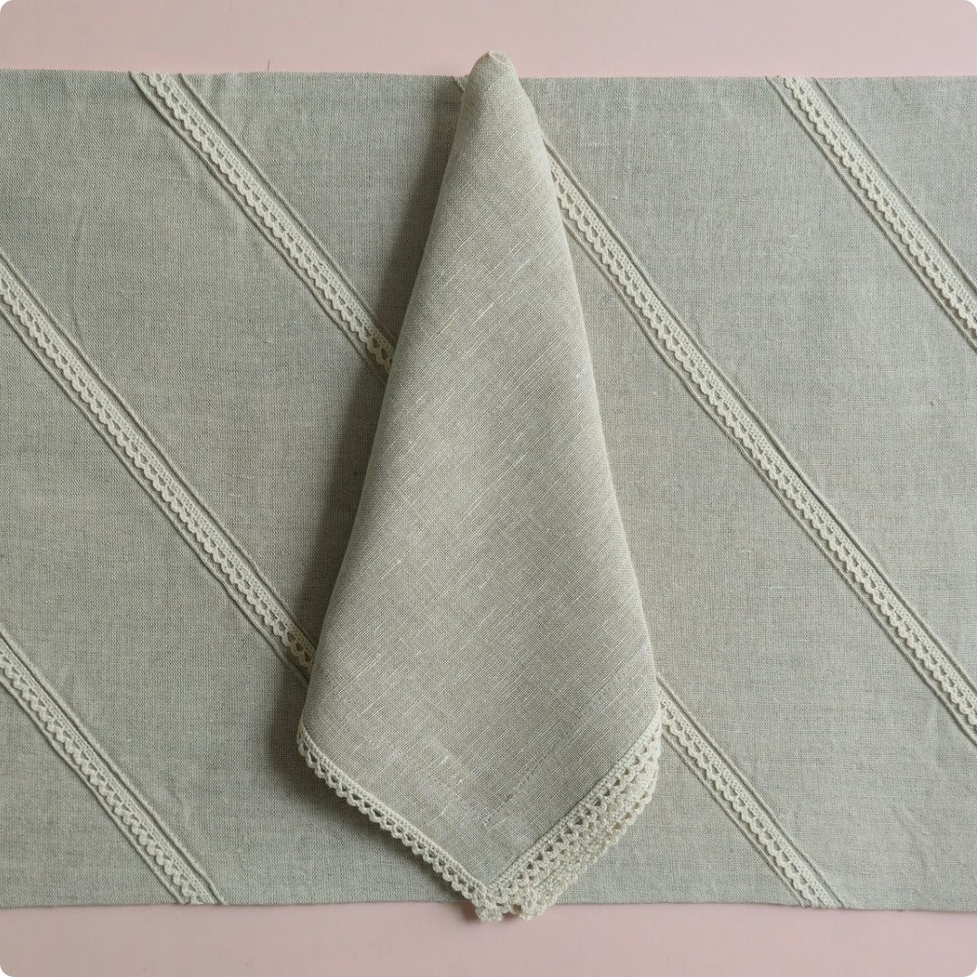 Natural Lace Table Napkin
