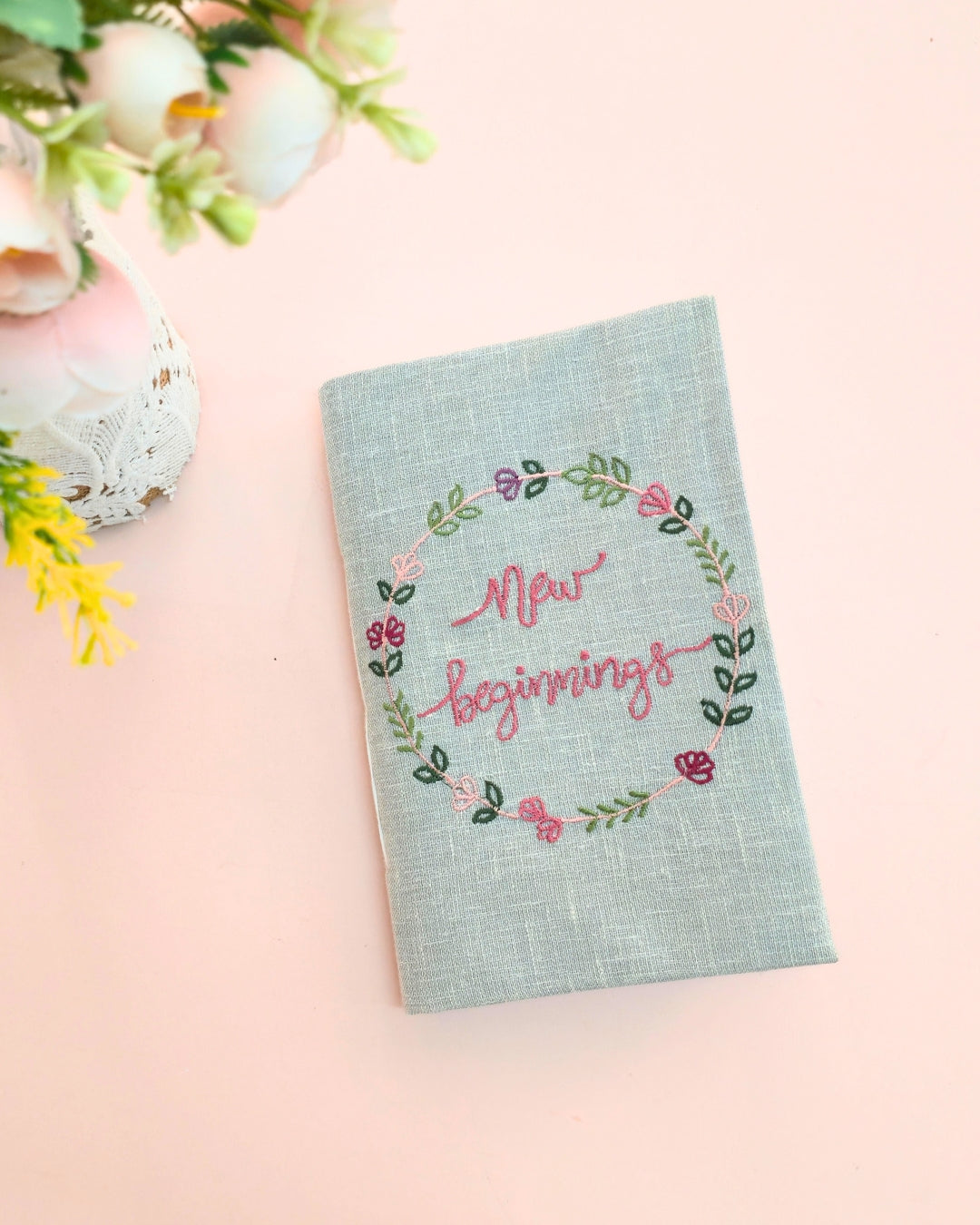 "New Beginning" Handcrafted Journal