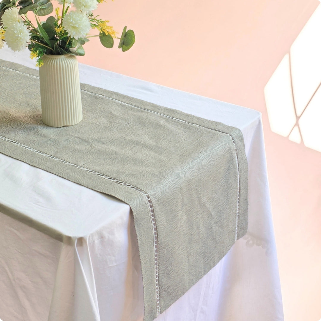 Grey Prism  Table Runner