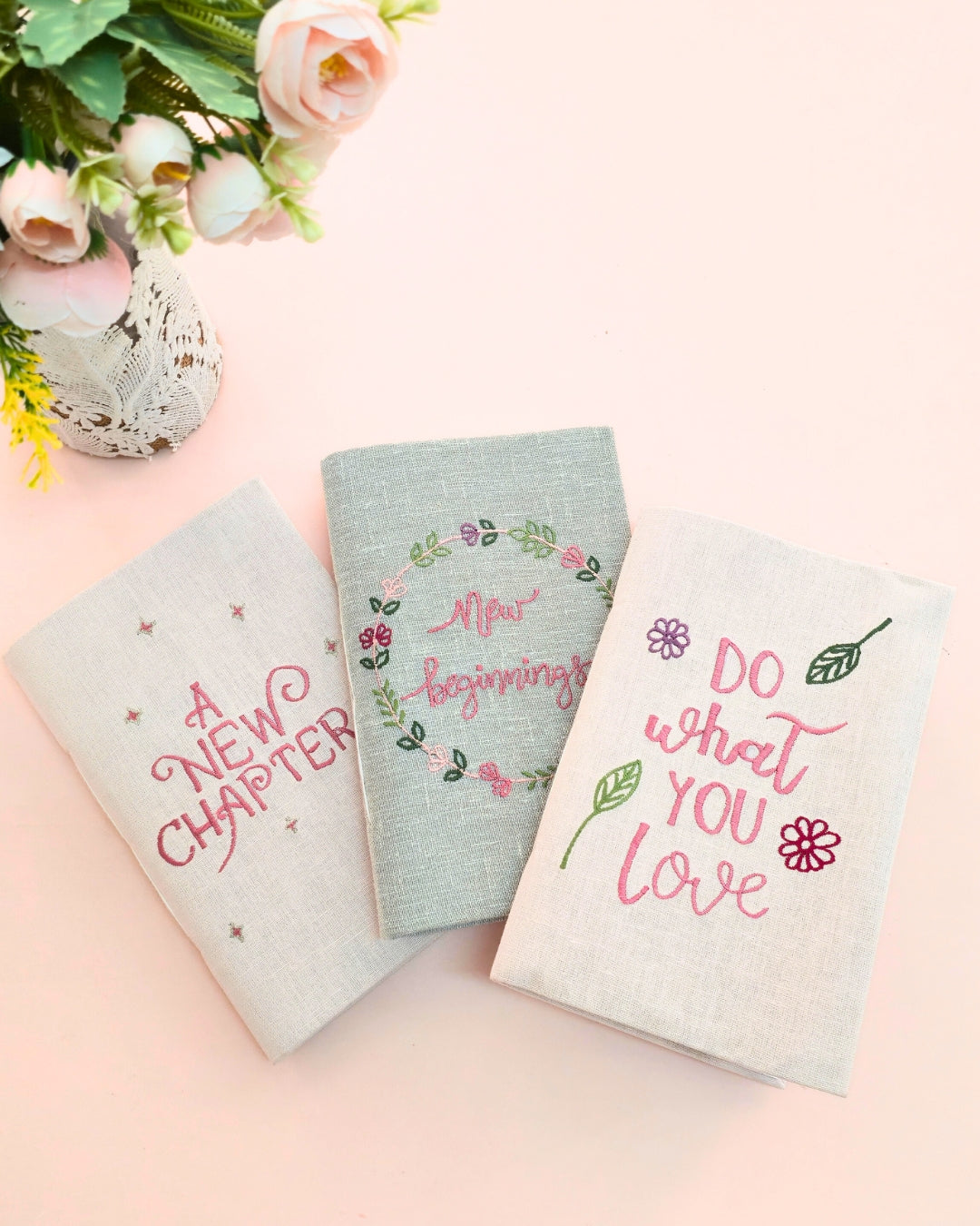 "A New Chapter" Handcrafted Journal