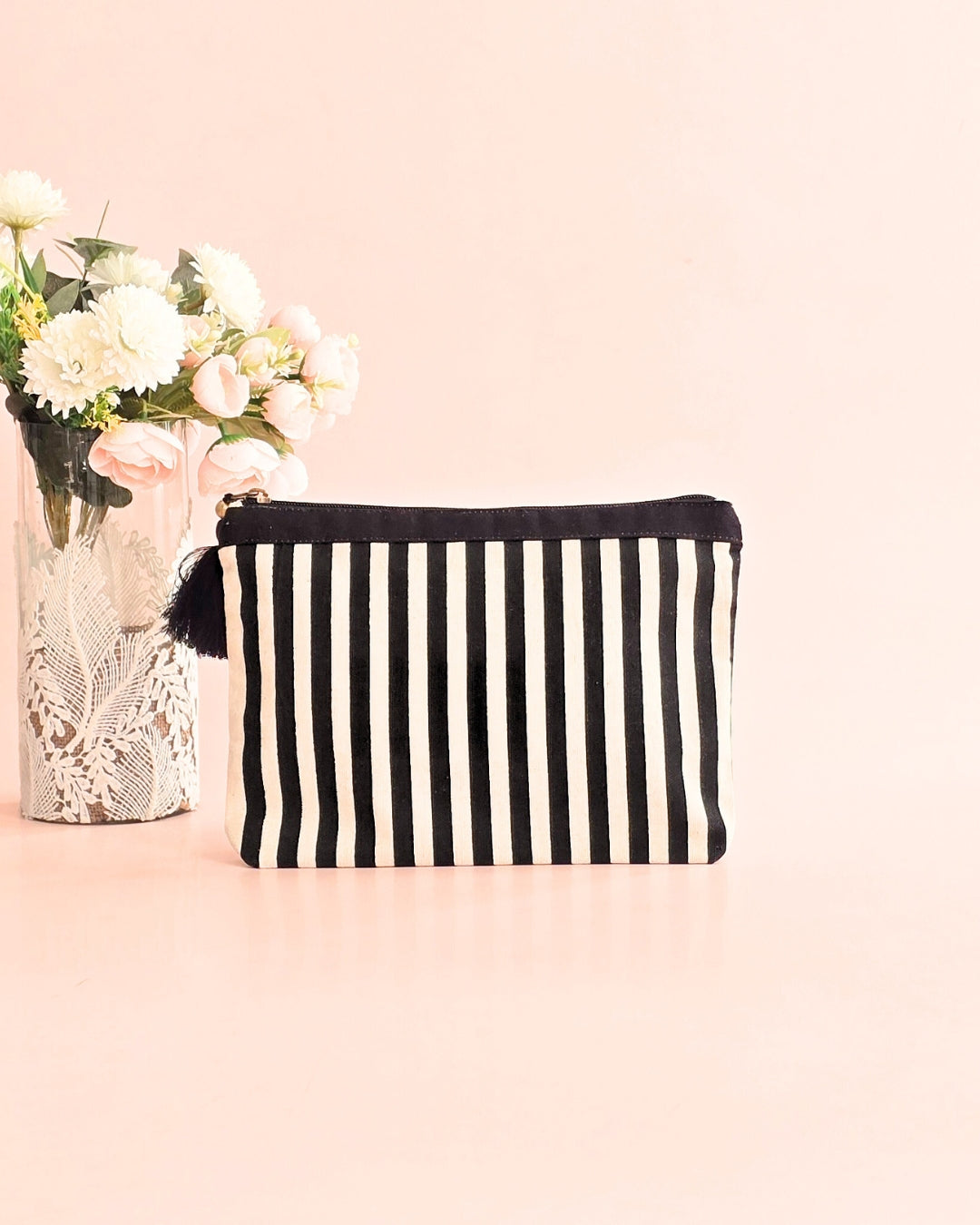 Midnight Stripes Accessories Pouch