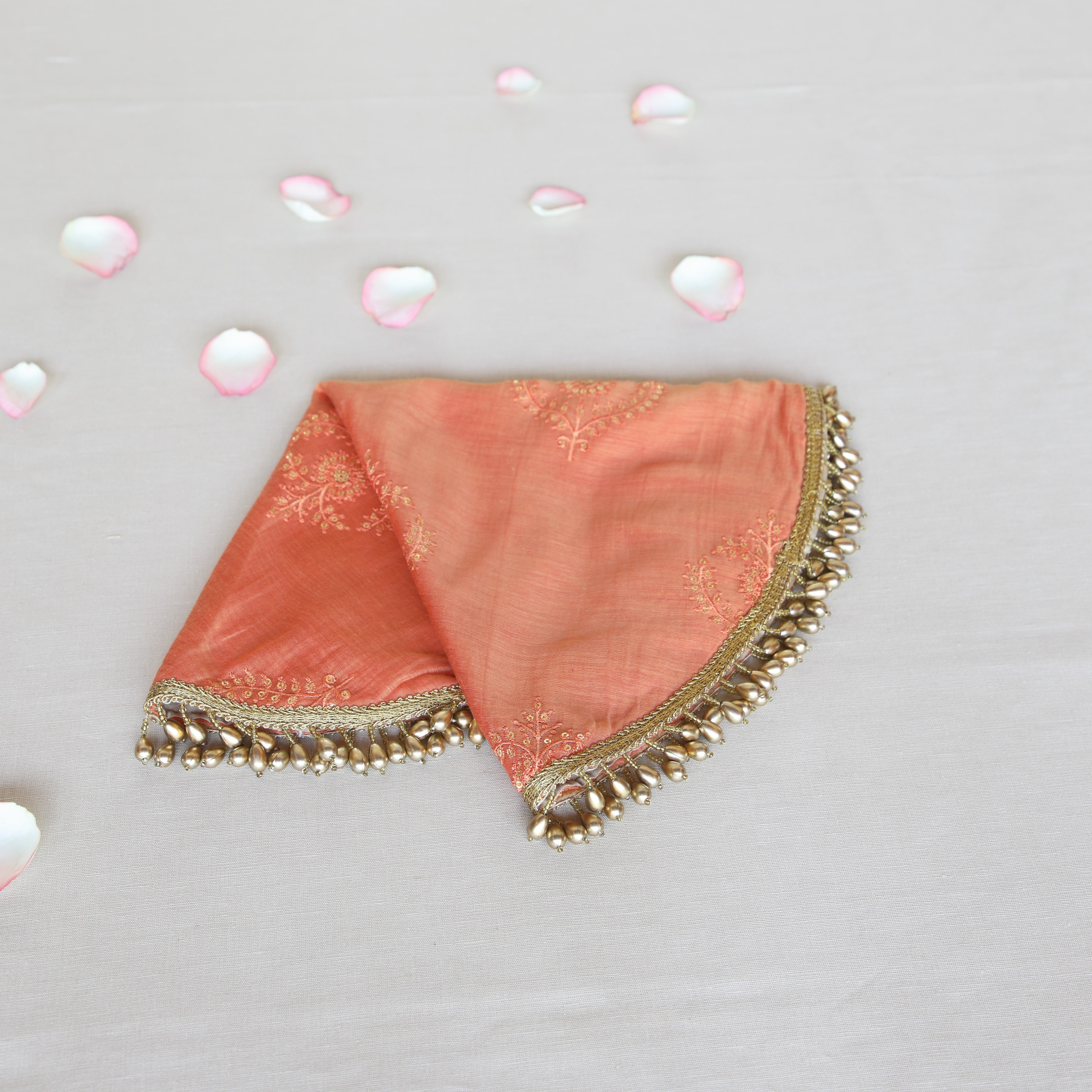 Sunset Orange Thali Cover