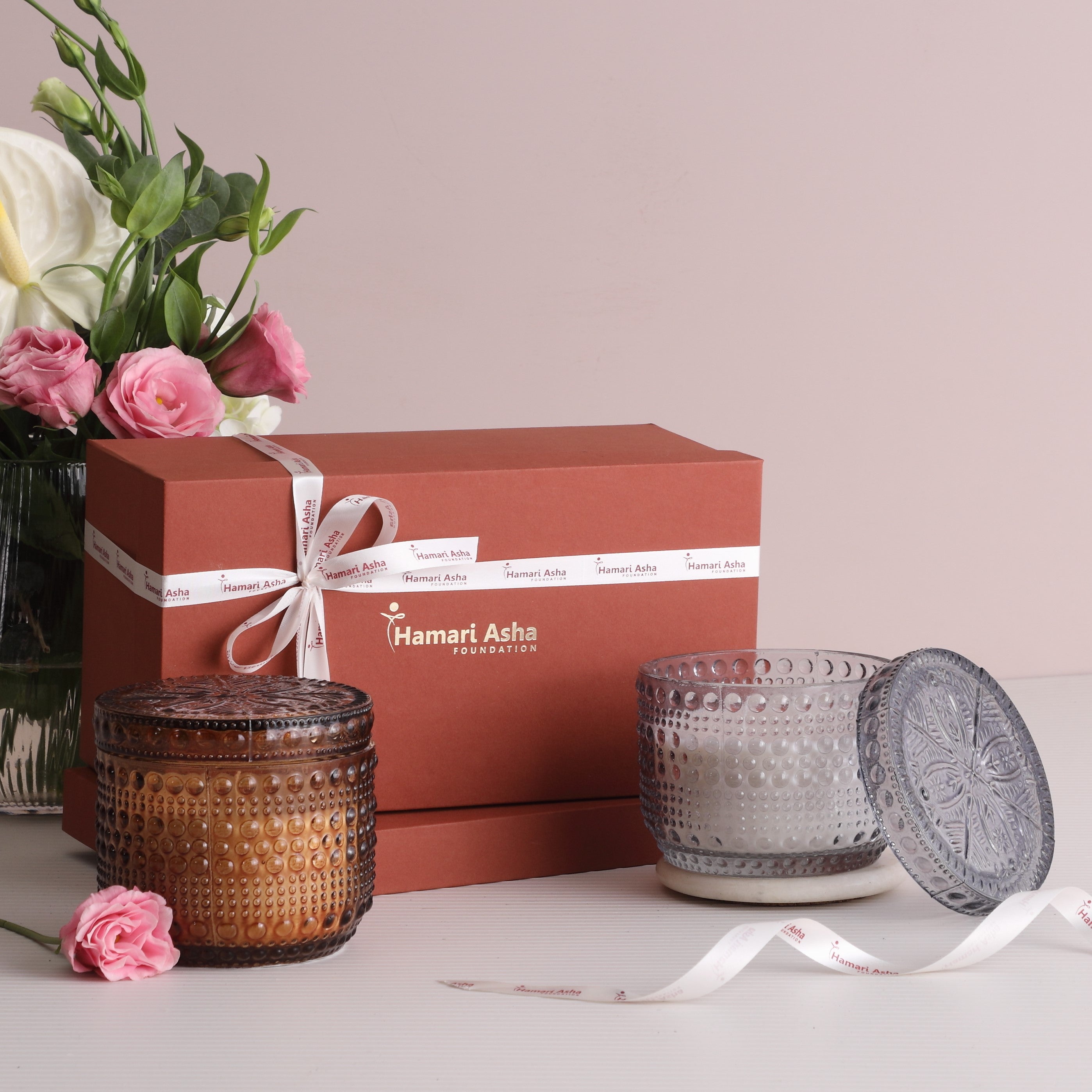 Bubble Jar Candle - Set of 2