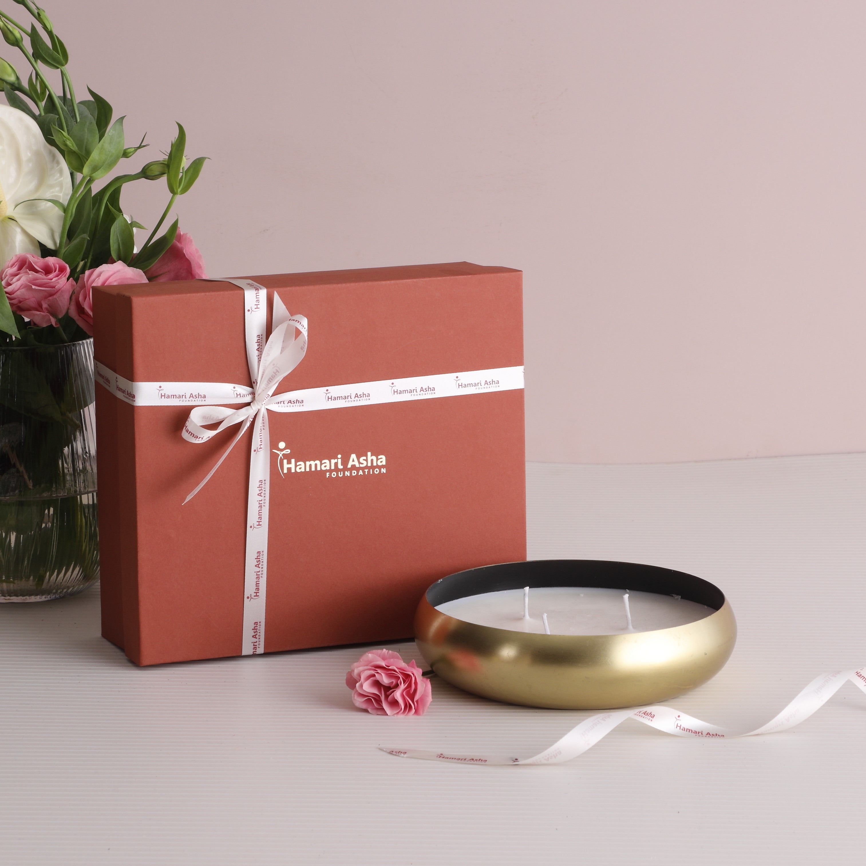 Big Urli Metal Candle - Brass