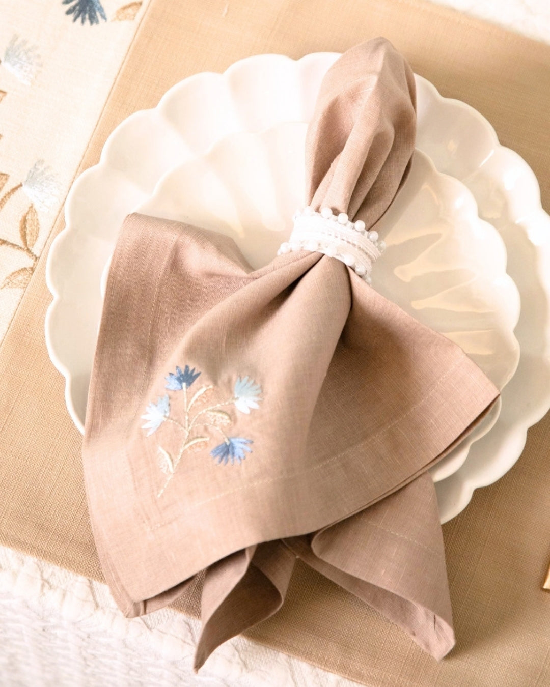 Blue Spring Table Napkin