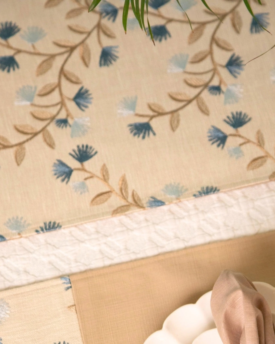 Blue Spring Table Runner