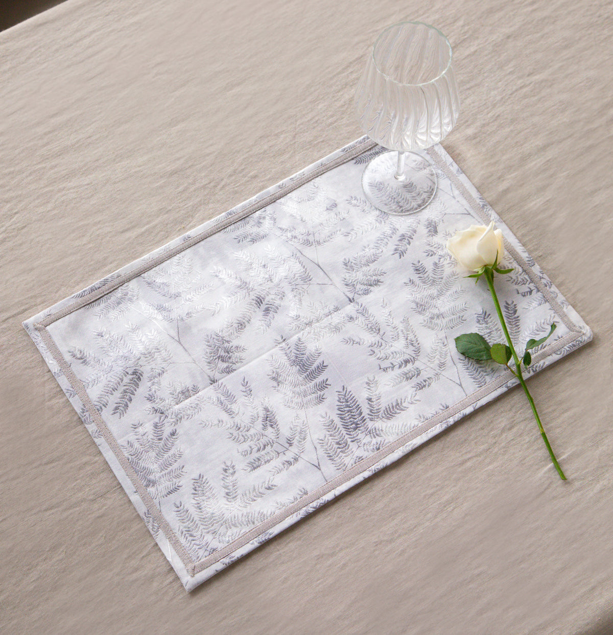 Luxury Textured Table Mat & Napkin