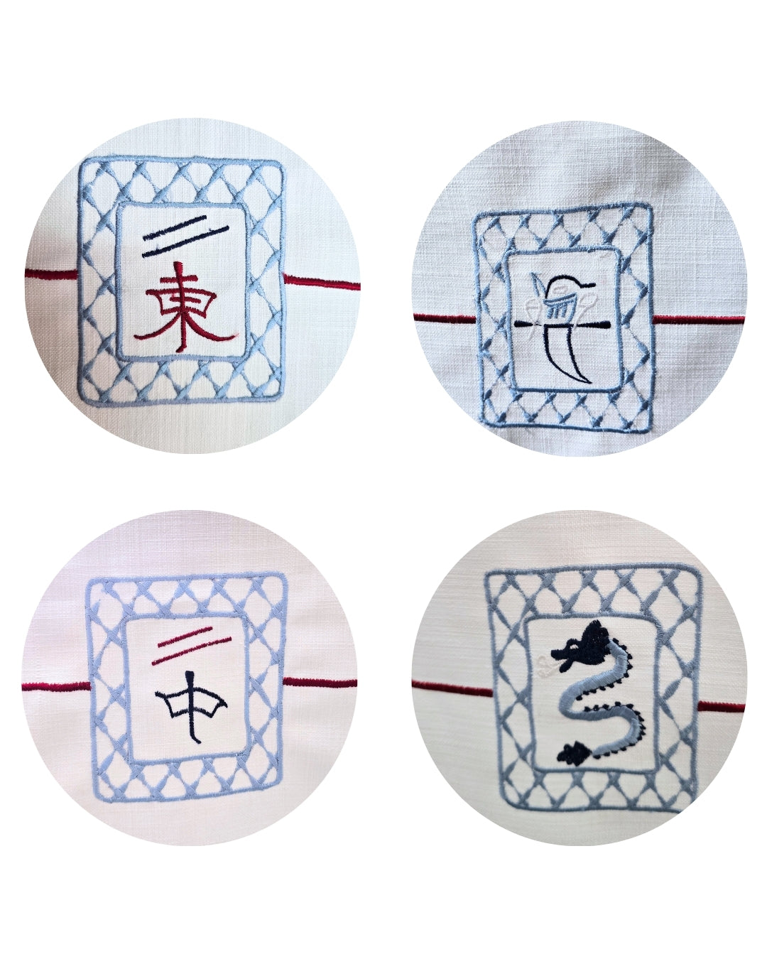 Classic Mahjong Table Cloth
