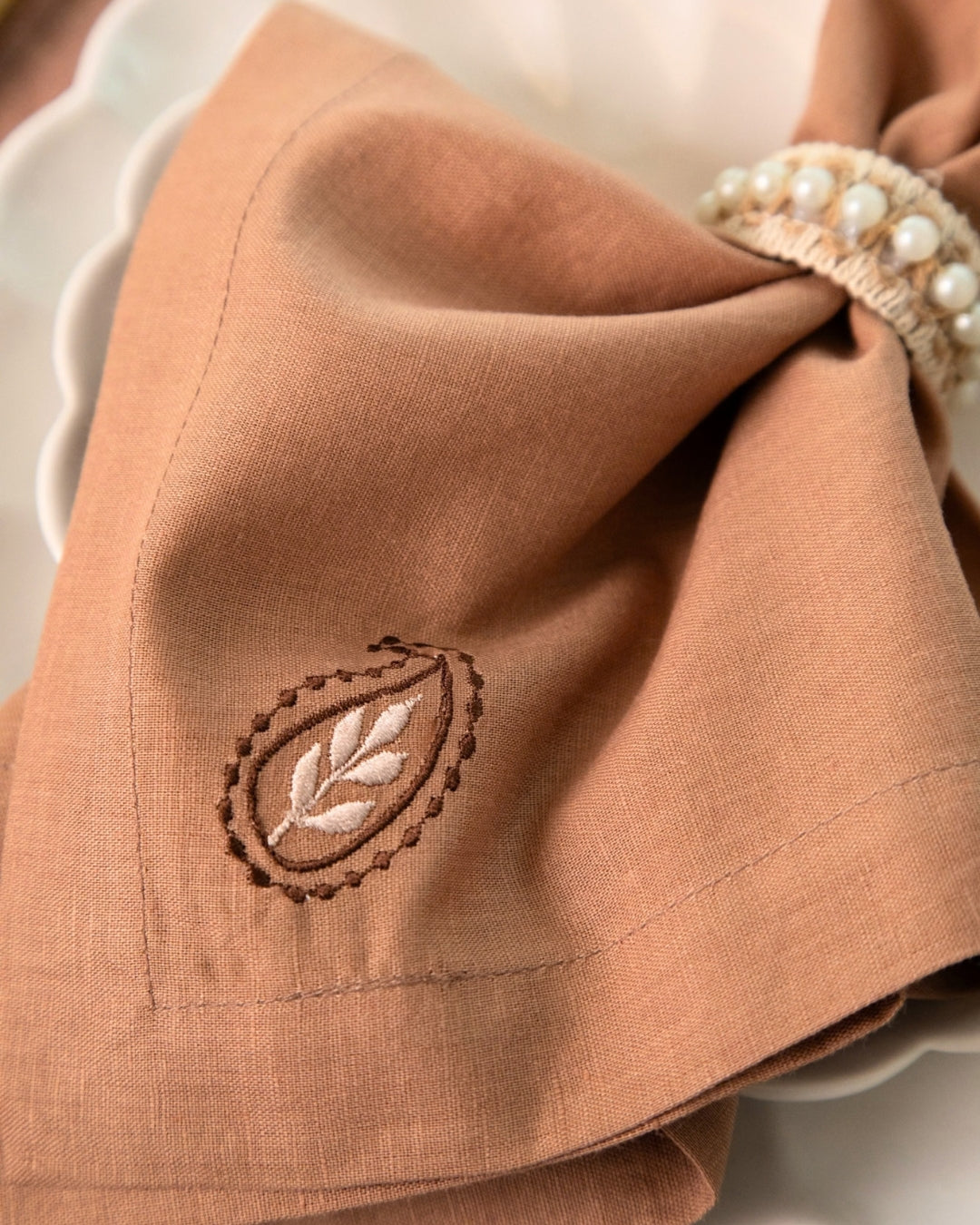 Crimson Paisley Table Napkin