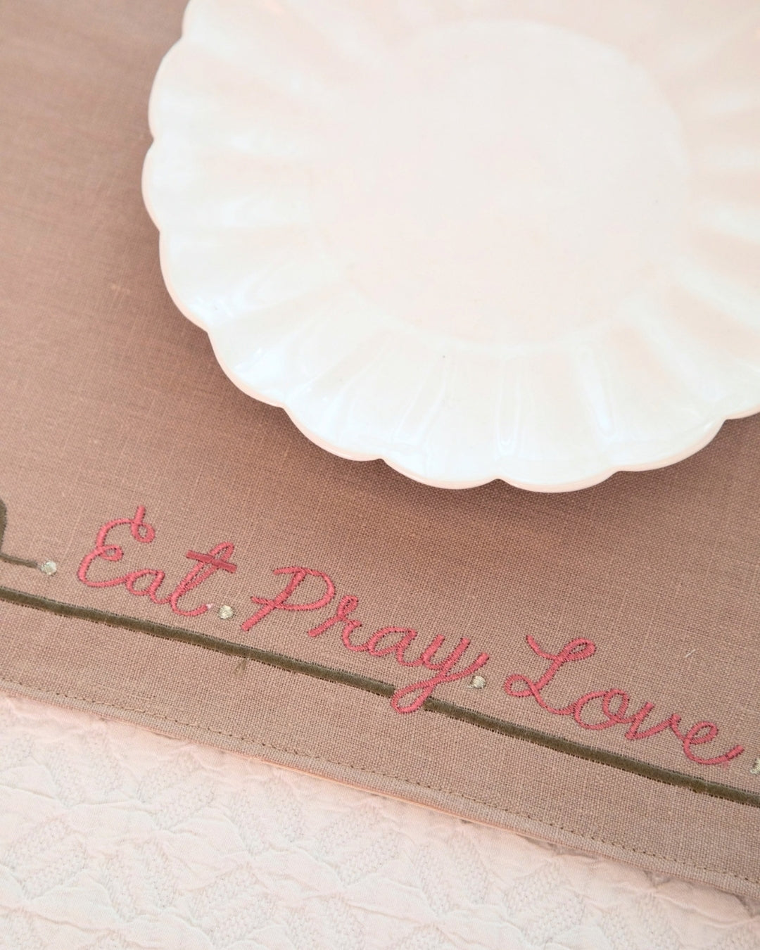Eat Pray Love Table Mat