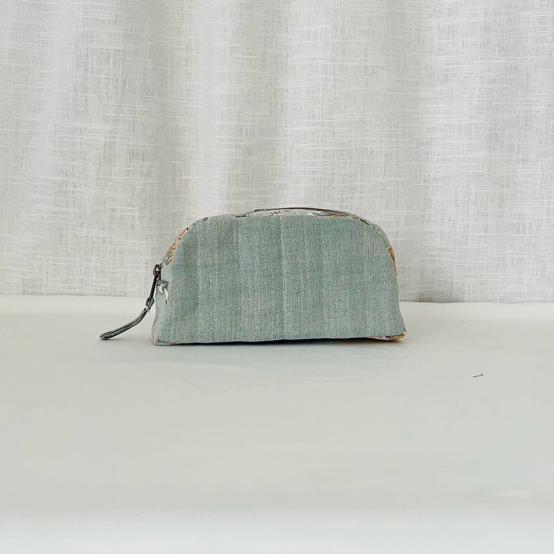 Blue Floral Pouch Set