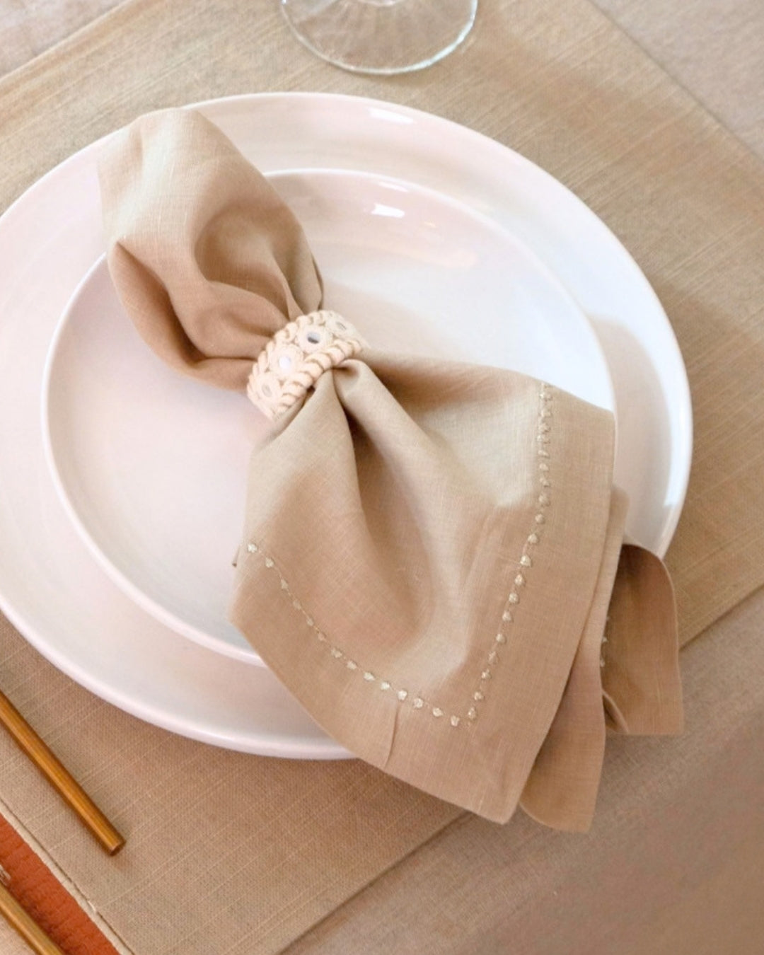 Rustic Ikkat Table Napkin