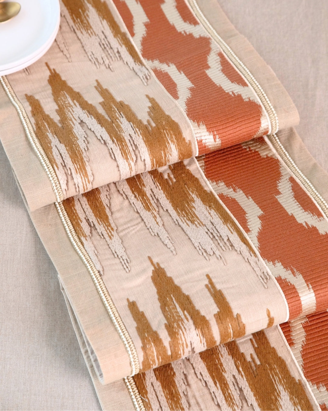 Rustic Ikkat Table Runner