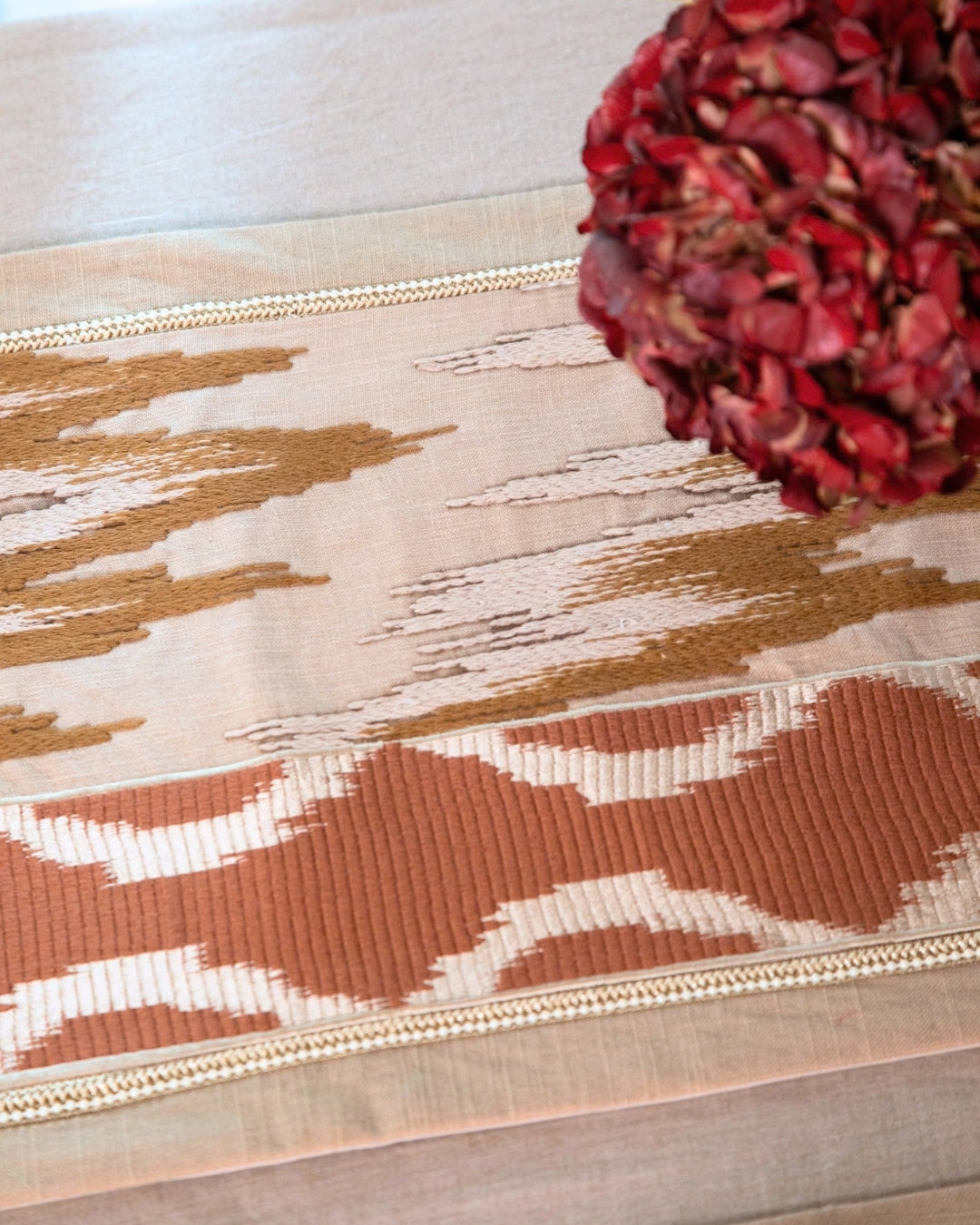 Rustic Ikkat Table Runner