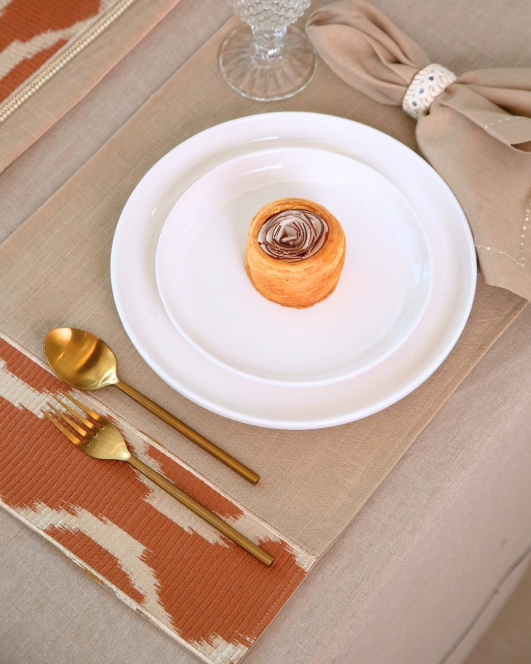Rustic Ikkat Table Mat