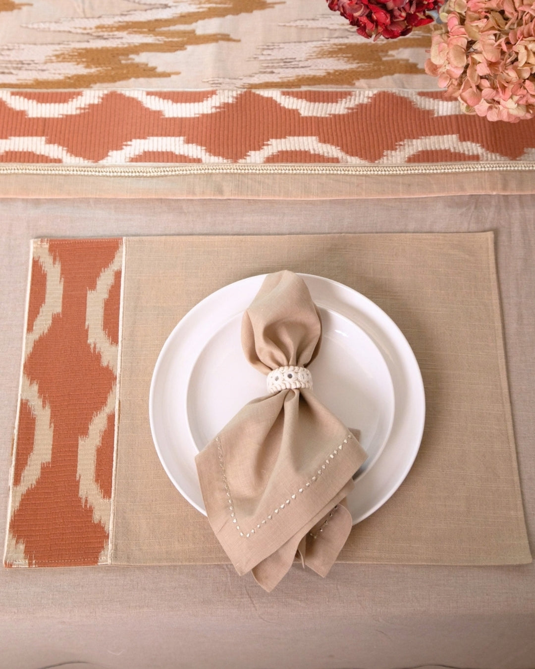 Rustic Ikkat Table Mat
