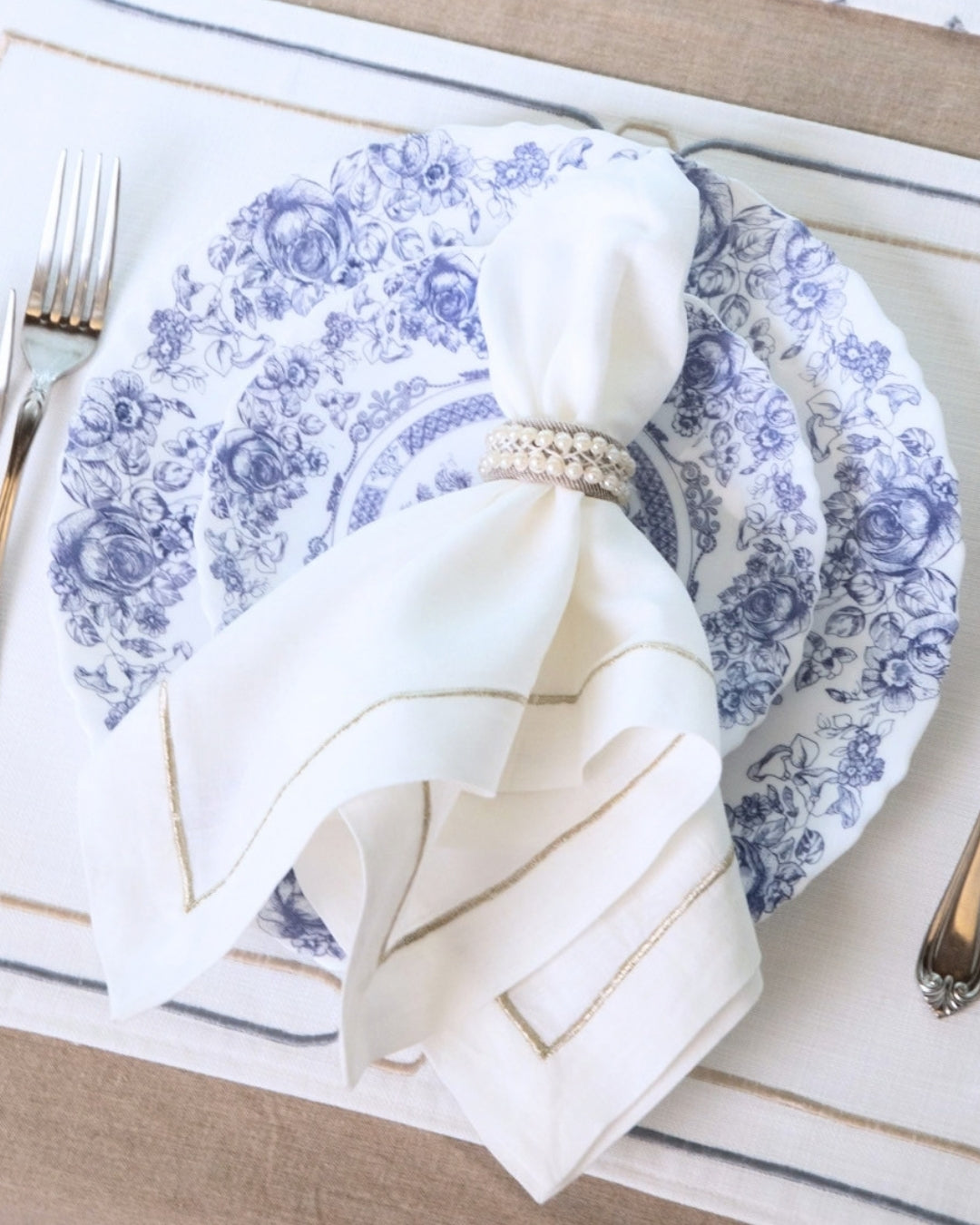 Mosaic Grid Table Napkin