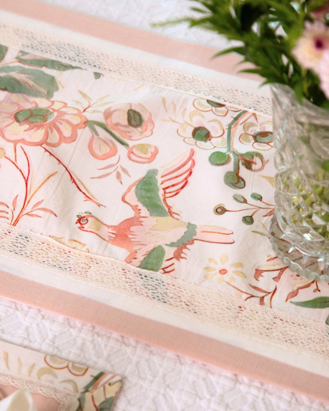Rose Garden Table Runner