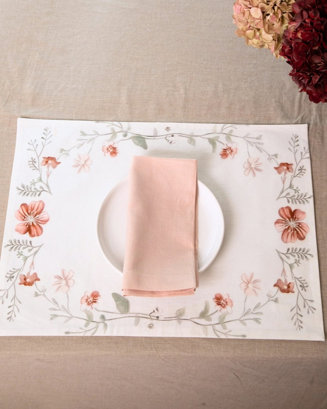 Terracotta Bloom Table Mat