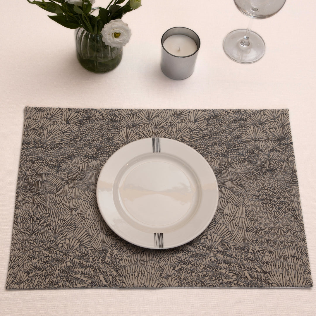 Jacquard Embroidered Table Mat