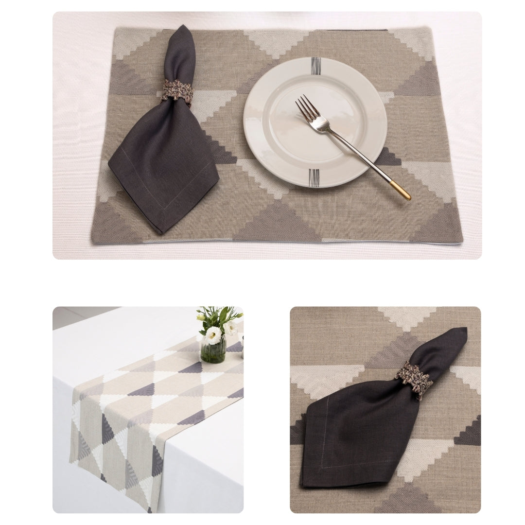Geometric Table Linen Set