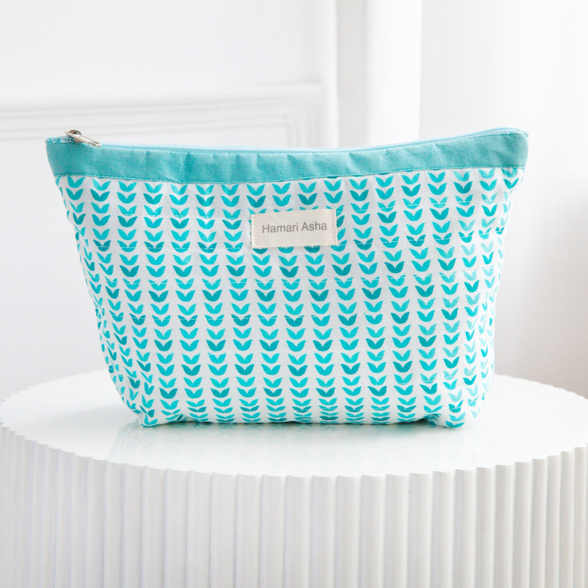 Turquoise Hue Accessories Pouch-02