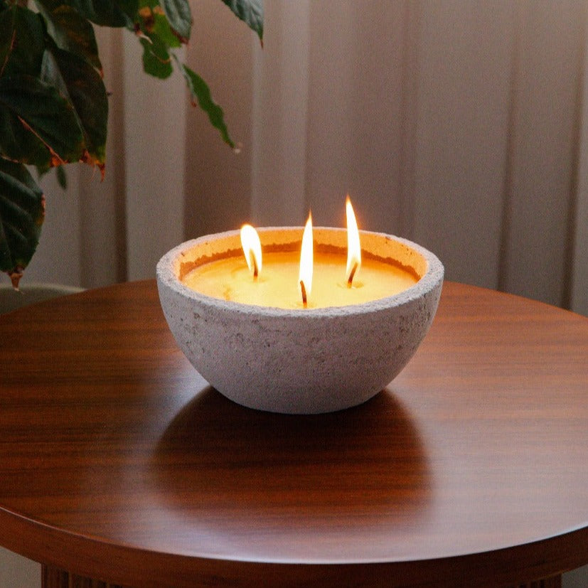 Citronella Cement Pot (500gm Wax)