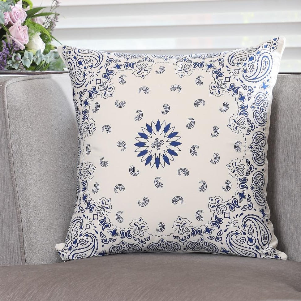 Paisley cushion cover