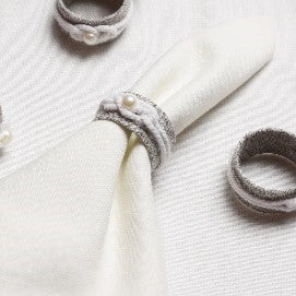 Pearl Knotted Napkin Ring