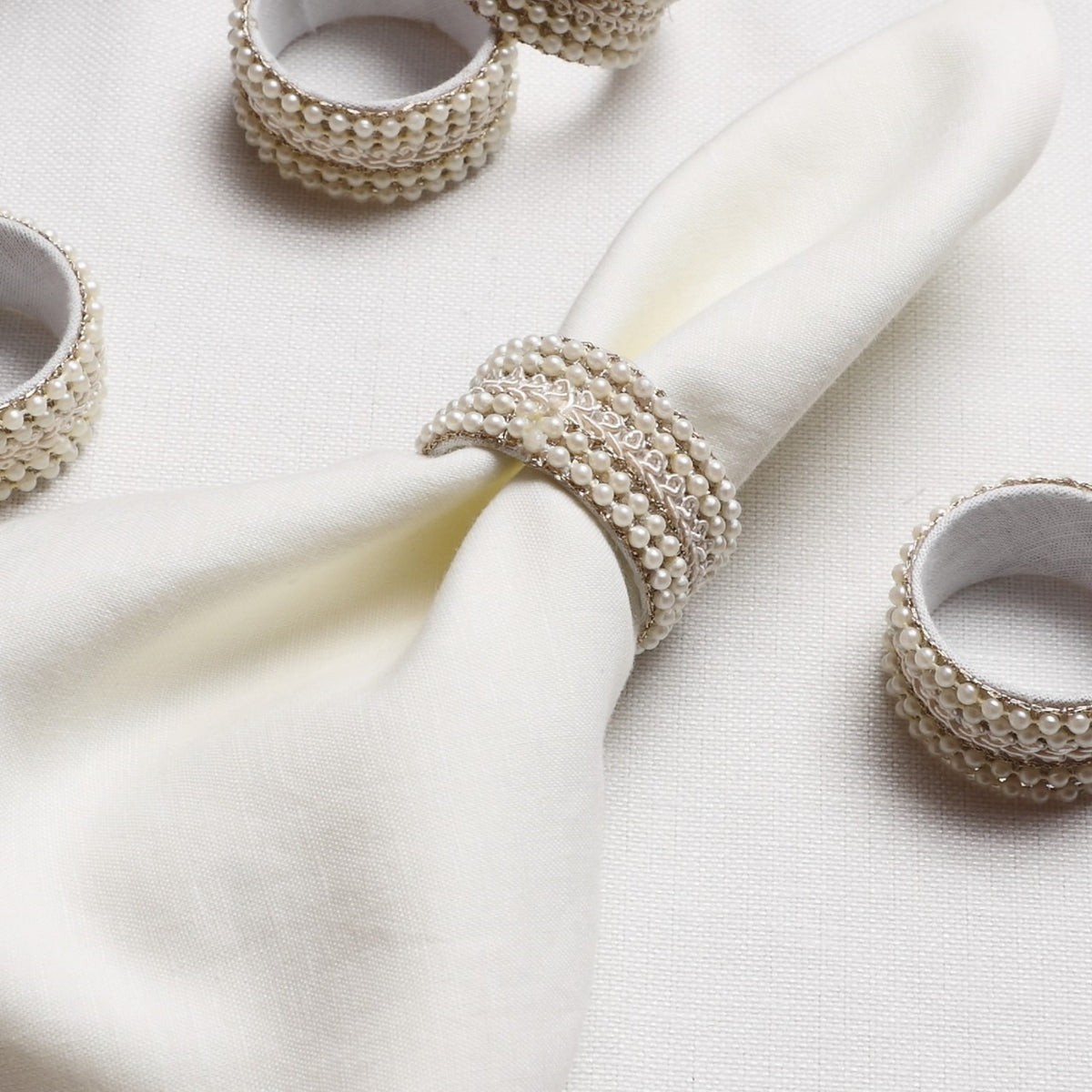 Pearl Lace Napkin Ring