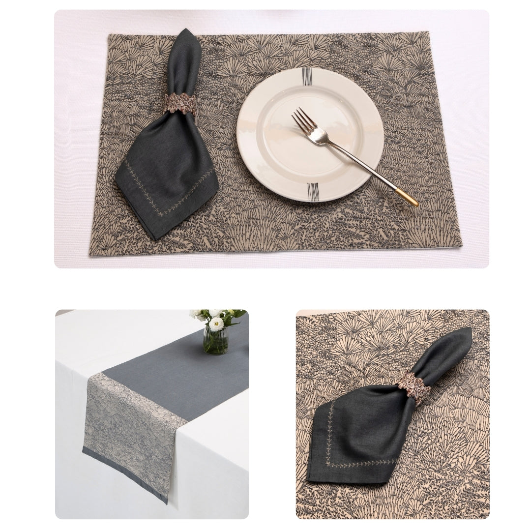 Jacquard Print Table Linen Set