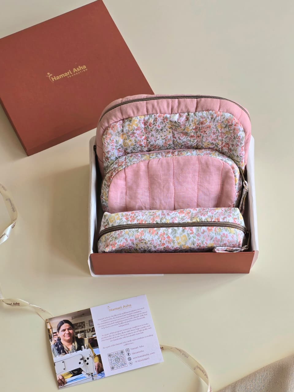 Blush Petal Utility Hamper