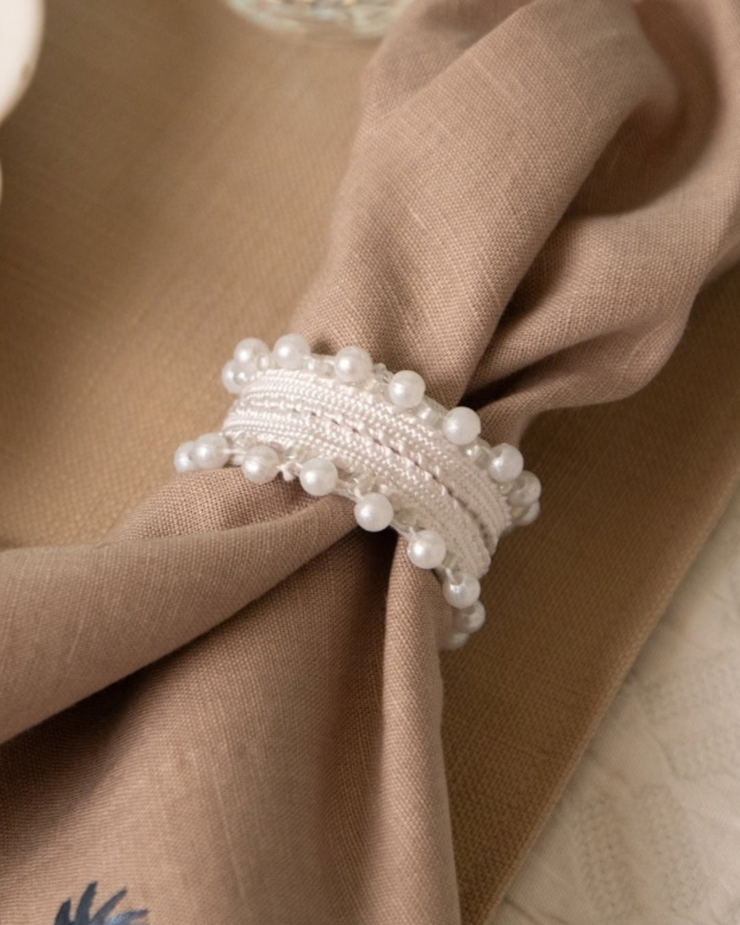 Pearl Lace Napkin Ring